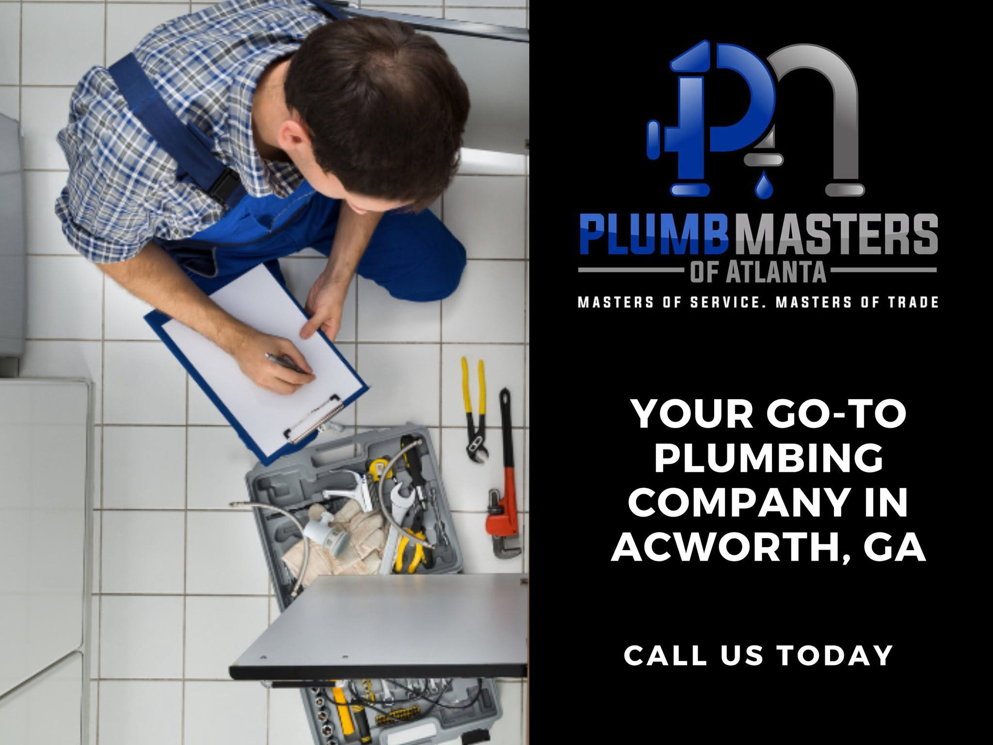 Plumbmasters of Atlanta emergency plumbing service - fast response to burst pipes and water damage